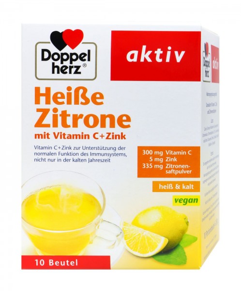 DOPPELHERZ IMMUNTIVE LEMON 10X15GR