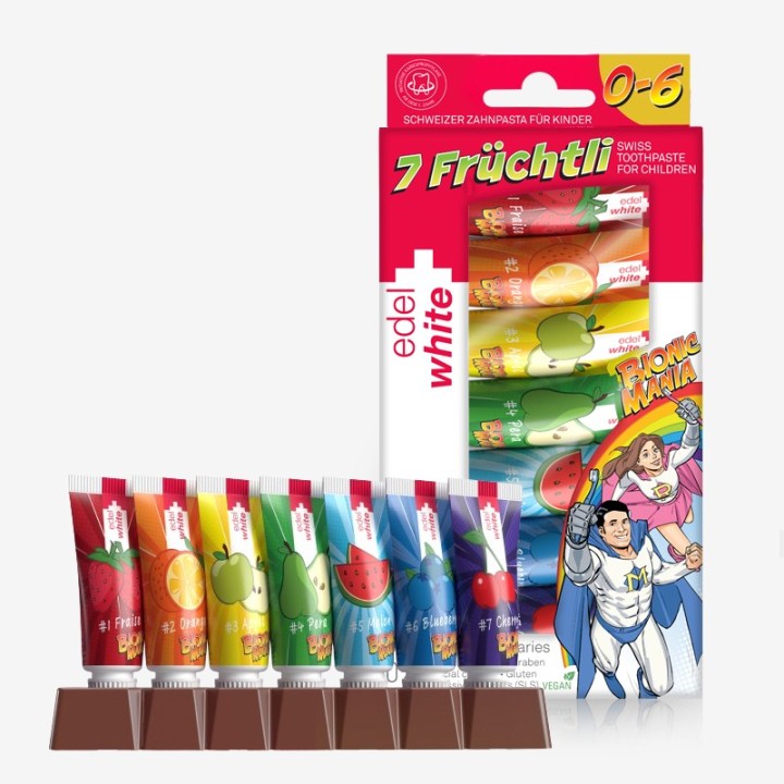 Edel White Children Toothpaste 7x9.4ml