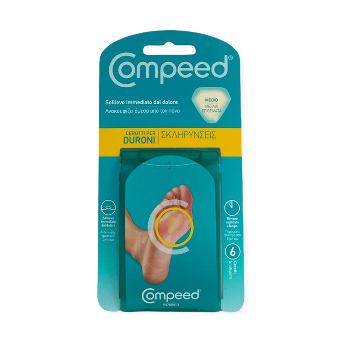 Compeed Hard Skin Medium Plasters 6