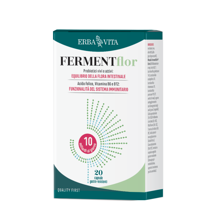 Erba Vita Fermentflor, Capsules, 20