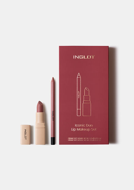 INGLOT ICONIC DUO LIP MAKEUP SET Lipstick + Lip Liner