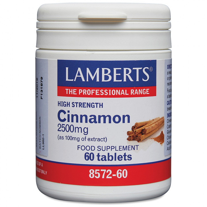 LAMBERTS CINNAMON 2500MG 60TABS