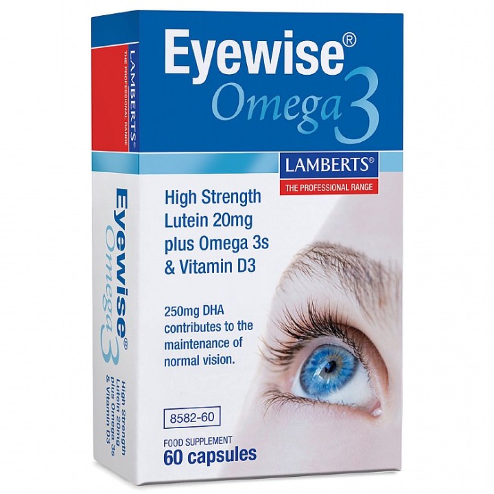 LAMBERTS EYEWISE OMEGA 3 & D3 60CAPS