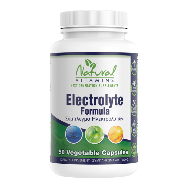 Natural Vitamins Electrolyte Formula Vegicaps 50