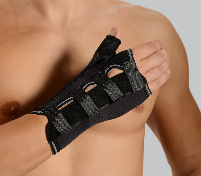 Left Wrist And Thumb Brace Size L - Anatomic Help Wrist And Thumb Narthex Neoprene No 3306