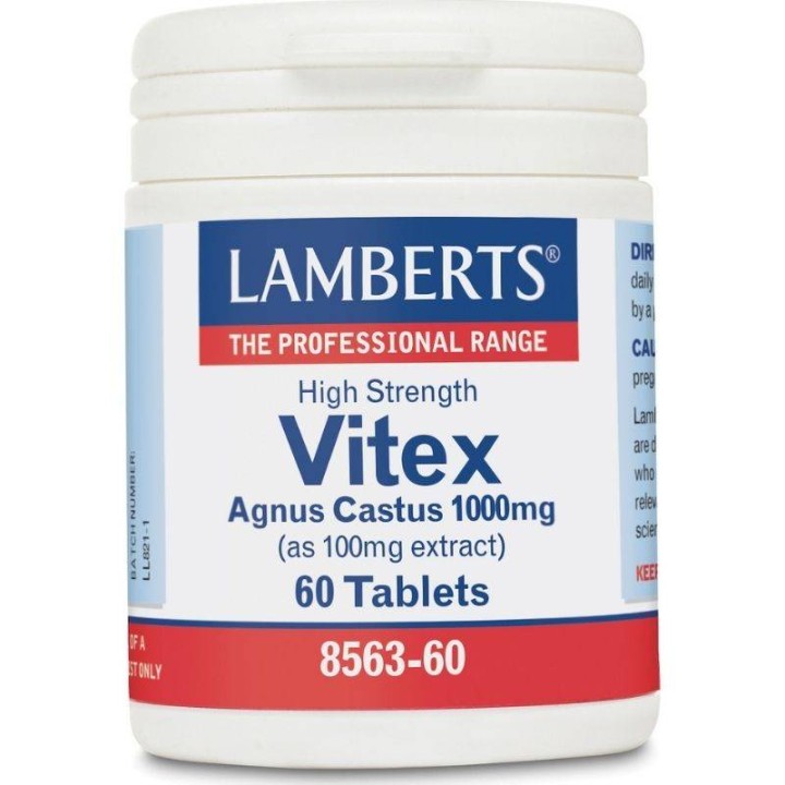 LAMBERTS VITEX AGNUS CASTUS 1000MG 60TABS
