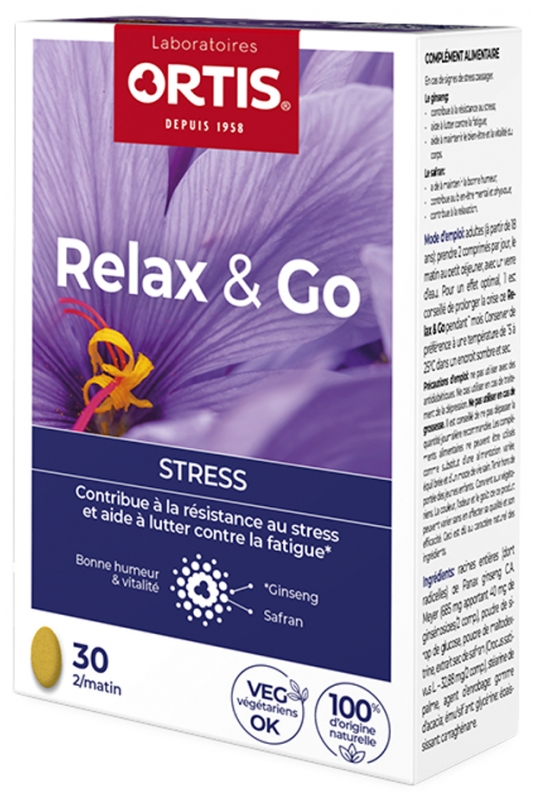 Ortis Relax & Go Tablets 36