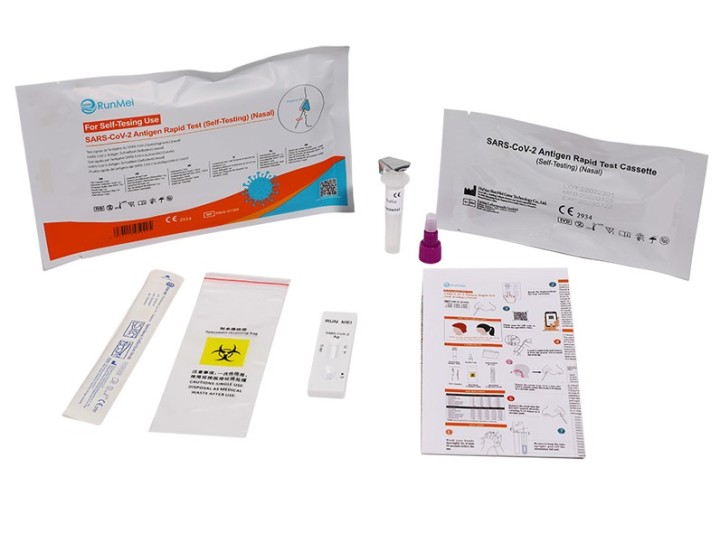 RUNMEI COVID19 ANTIGEN SELF TEST 5 PIECES