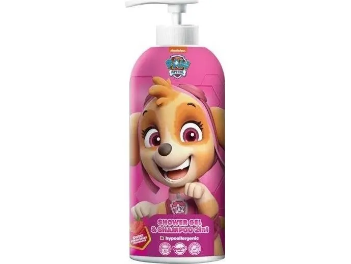 Paw Patrol Skye 2-in-1 Washing Gel And Shampoo Strawberry Shower Gel