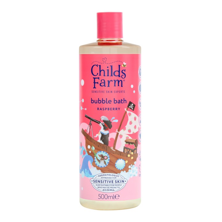 Childs Farm Bubble Bath Org. Rasberry Baby Bath 500ml