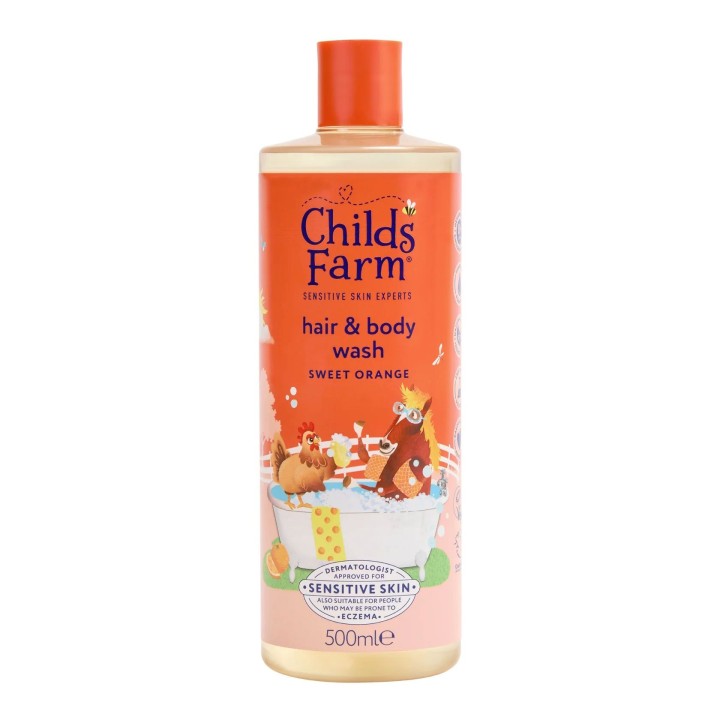 CHILDS FARM HAIR & BODY WASH SWEET ORANGE 500ML