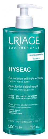 URIAGE HYSEAC CLEANSING GEL 500ML