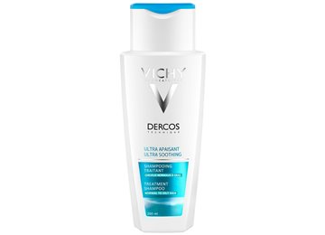 Vichy Dercos Ultra Soothing Greasy Hair Soothing Shampoo for Normal - Oily Hair, 200ml