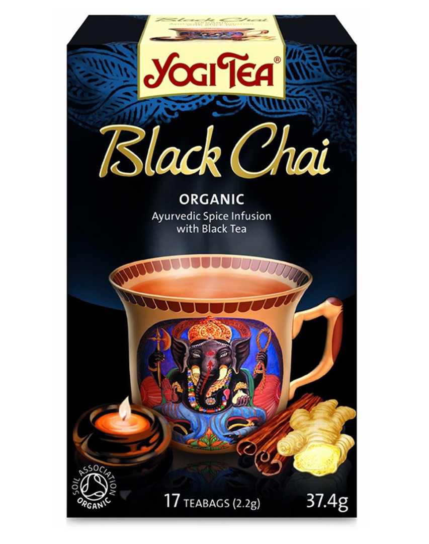 YOGI TEA BLACK CHAI BIO 17TBS