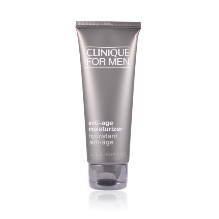 Clinique For Men Daily Anti-Age Face Moisturizer With Hyaluronic Acid, Vitamin E + Glycerin | Combats Lines, Wrinkles + Dullness | Hydrating + Brightening | Lightweight, 3.4 Fl Oz
