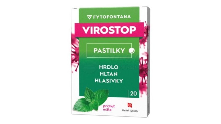 Virostop Pastilies Mint Pastilles 20