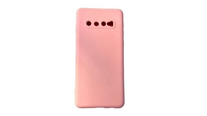 Pink Silicone Case for Samsung S10 + Slim & Protective