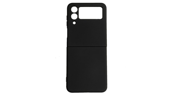 Black Silicone Case for Samsung Galaxy Z Flip4 – Slim & Durable Protection