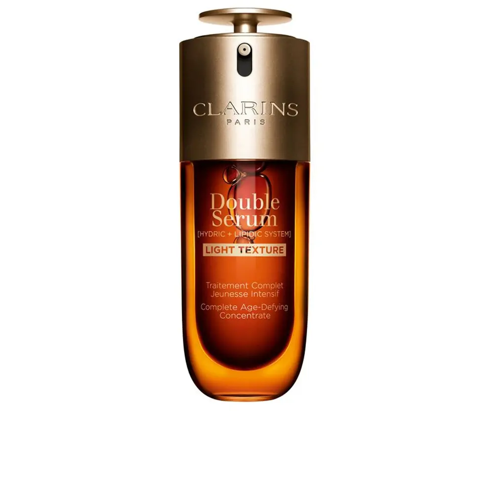 Clarins DOUBLE SERUM light texture anti-aging concentrate Face moisturizer - Anti aging & anti wrinkle treatment