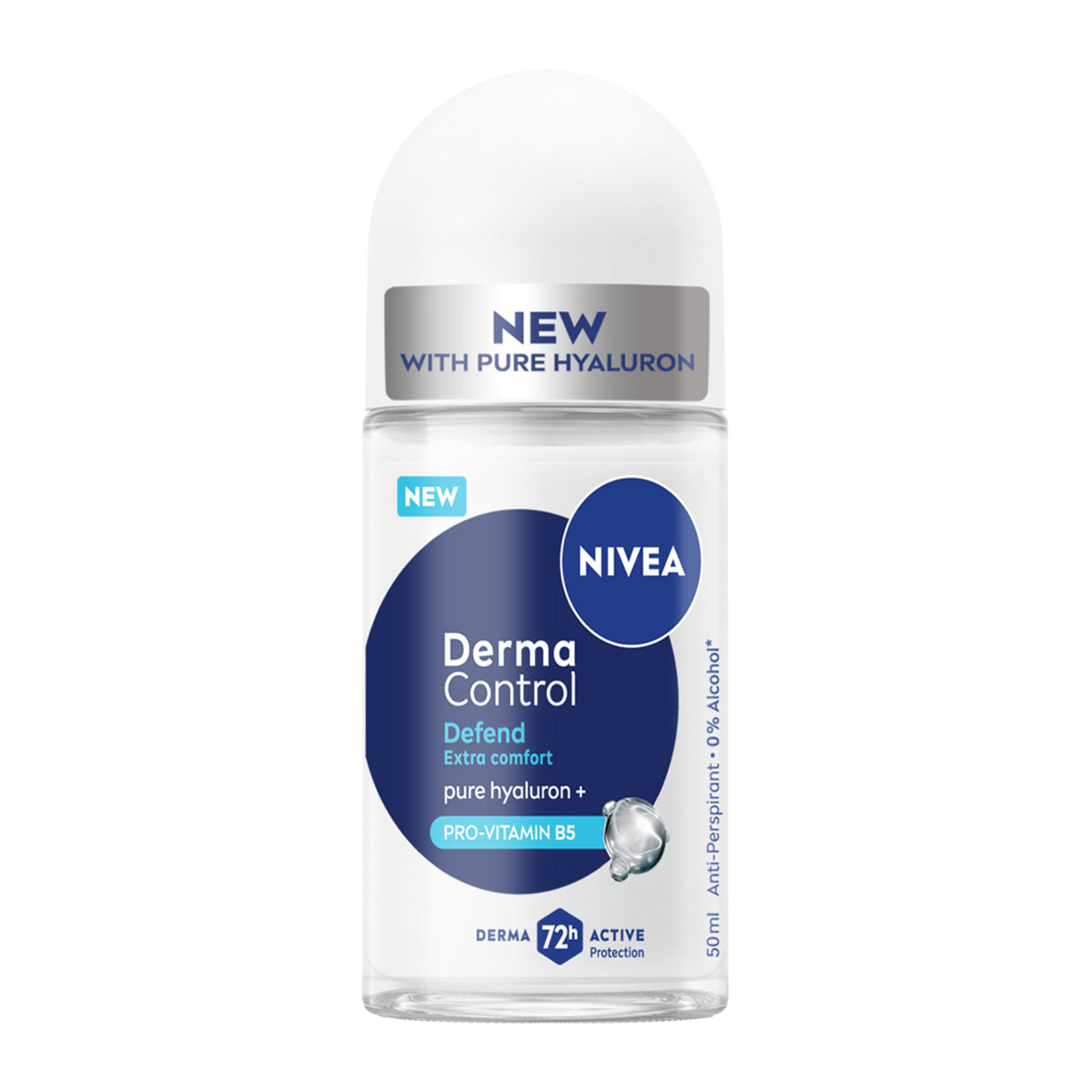 Nivea Deodorant Roll-on Derma Control Defend Extra Comfort 72h 50ml