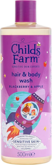 CHILDS FARM HAIR & BODY WASH BLACKBERRY & APPLE 500ML