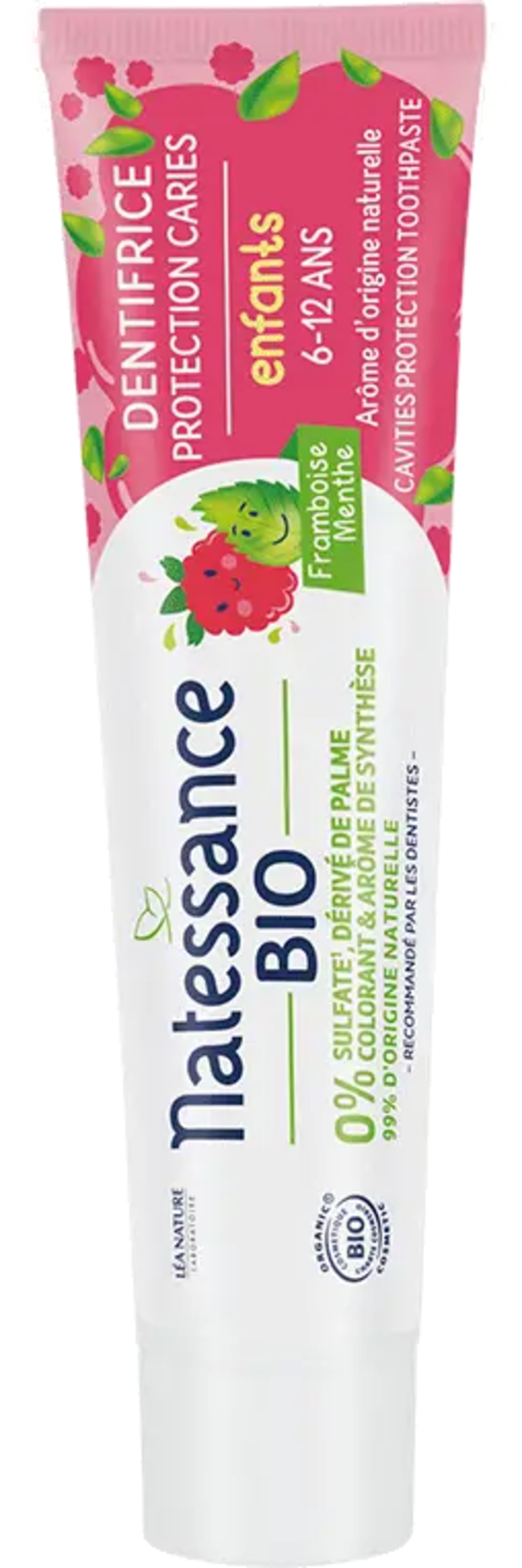 Natessance Bio toothpaste, 6-12 years
