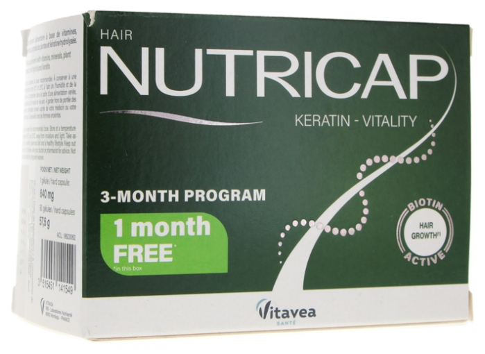 NUTRICAP KERATIN VITALITY - 3 MONTHS PROGRAM