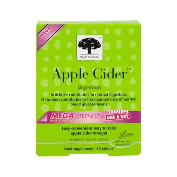 NEW NORDIC APPLE CIDER MEGA STRENGTH 30TABS
