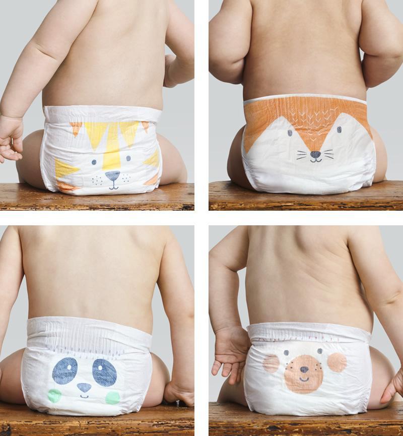 Kit & Kin Eco Nappies Naturally Dry - 22 nappies - Size 7 (17+ kg)