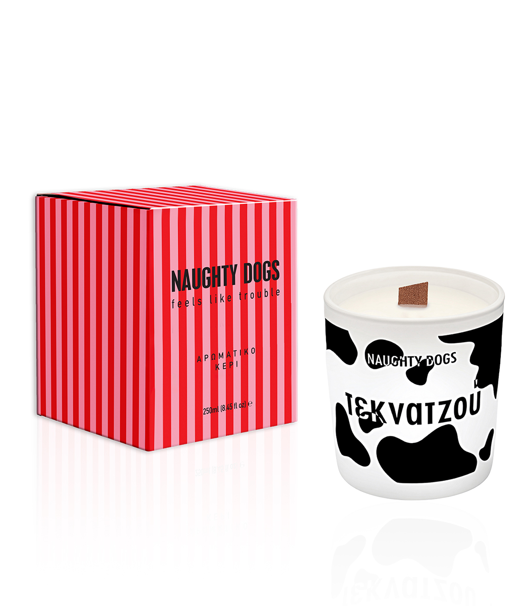 NAUGHTY DOGS TEKNTATZOY SWENTED SOY CANDLE