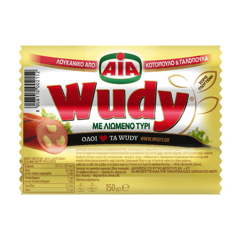 WUDY Sausage With Cheese 150G