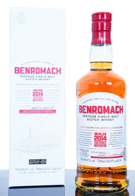 BENROMACH CASK STRENG VINTAGE 2014 70CL