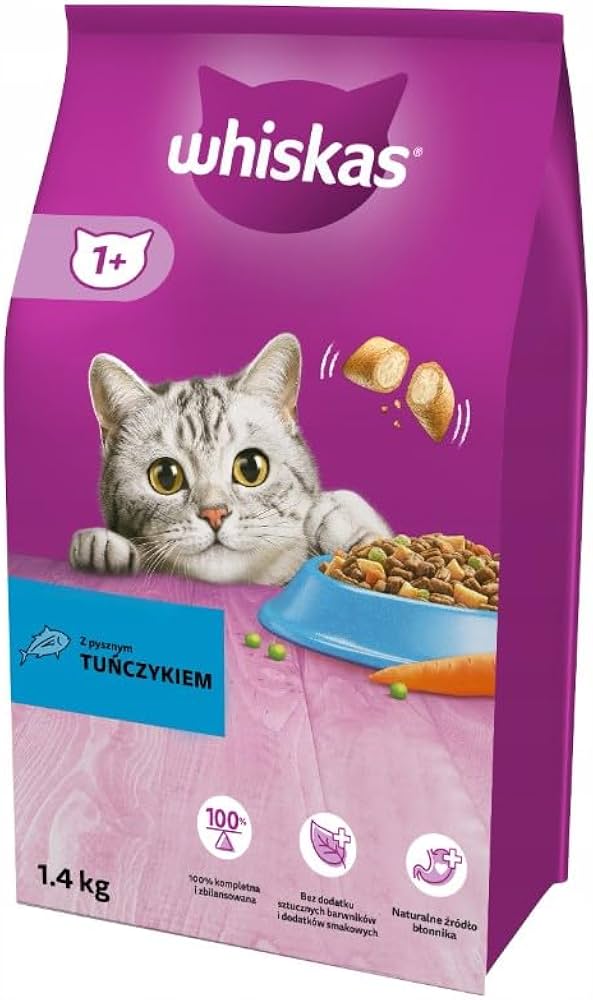 WHISKAS Dry Cat Food Fish 1.4KG