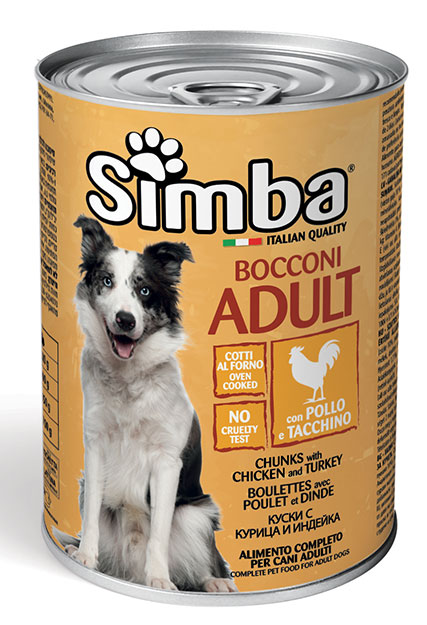 SIMBA Wet Dog Food Chicken & Turkey 1.2KG