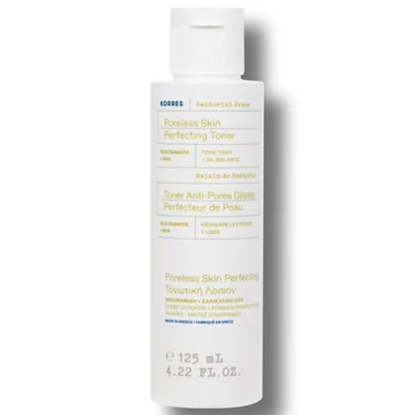 Korres Santorini Grape Toner - Facial Toner With Niacinamide & Salicylic Acid For Pore Tightening & Oil Control, 125Ml