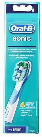 Oral-B Sonic Complete Refill Toothbrush Heads 4Refills