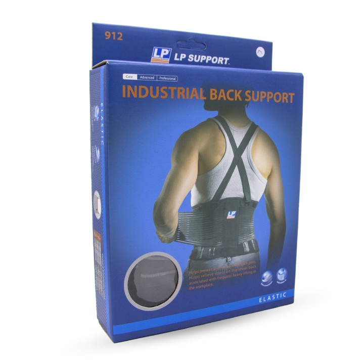 Lp Support 912 Industrial Back Support, Orthopedic Aid 1 Piece Size Medium