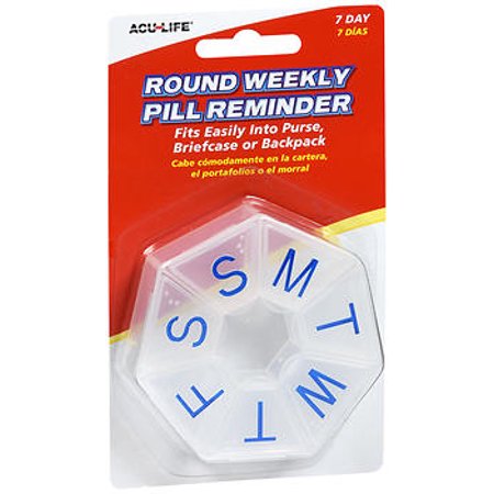 Aculife Round Weekly Pill Organizer