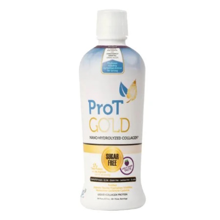 Prot Gold Liquid Protein Berry Liquid Protein Supplement With Raspberry Flavor 900Ml