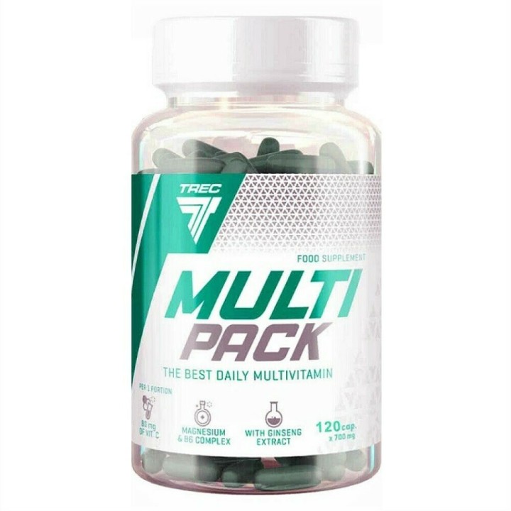 Trec Multi Pack Multivitamin For Energy, Immune Support & Hair 120 Capsules