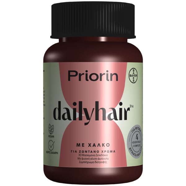 Priorin Daily Hair With Copper 30 Gummies