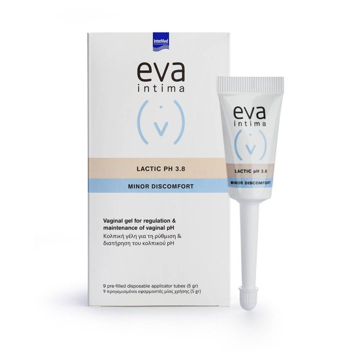Eva Intima Lactic Ph3.8 Gel 9X5Gr