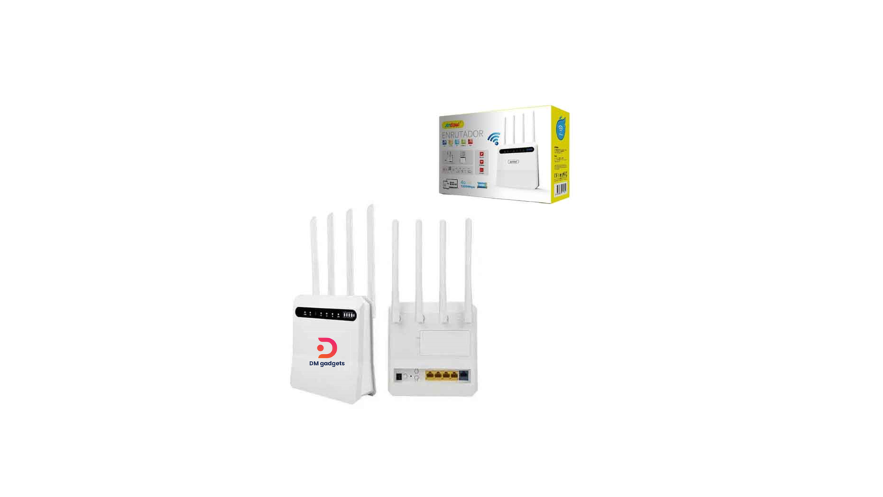 450BD#Andowl®Q-A10 Wireless 4G 1200Mbps Mobile Router Wi‑Fi 5 with 4 Ethernet Ports