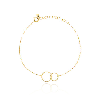 Dr Biju Bracelet Double Circle In Gold Woman Bracelet