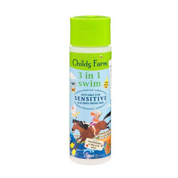Childs Farm 3In1 After Swim Body Wash Strawberry & Organic Mint 250Ml