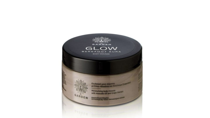 Garden Glow Body Mousse Bergamot Aura 200Ml (Avocado+Grape)