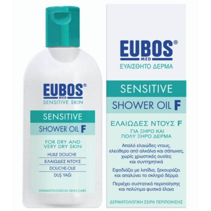 Eubos Sensitive Shower Oil Dry/Very Dry Skin 200Ml