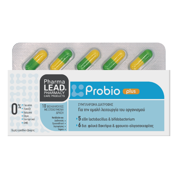 Pharmalead Probio Plus For Smooth Gut Function & Restoration Of Intestinal Flora 10 Capsules