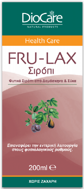 Diocare Fru-Lax Syrup For Healthy Digestive System 200Ml