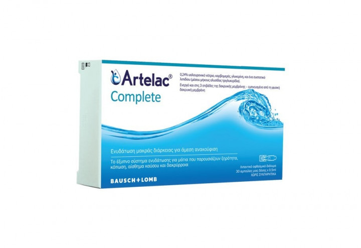 Bausch & Lomb Artelac Complete Lubricating Ophthalmic Solution In Drops 30 X 0.5Ml